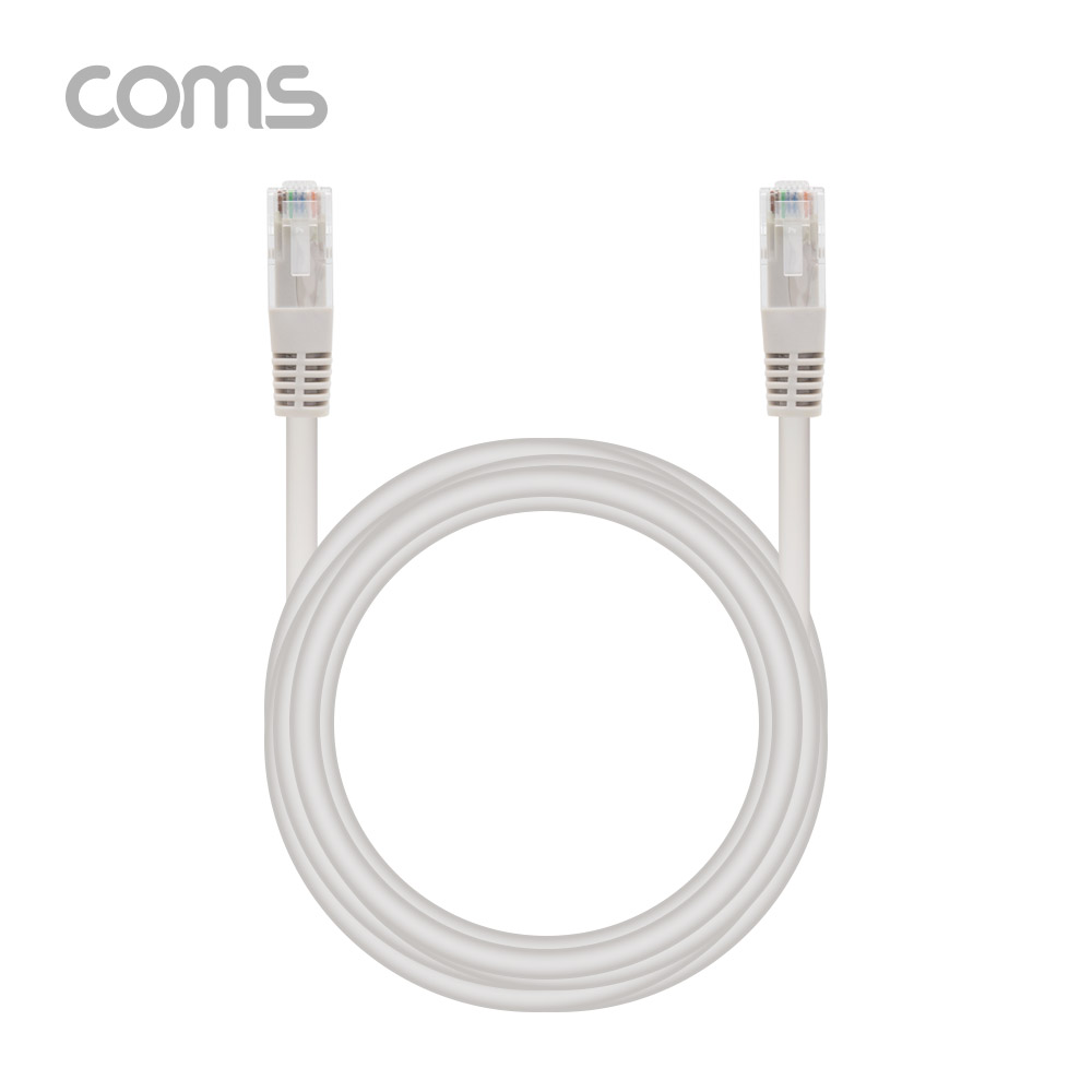 Coms 랜케이블(Direct/Cat 6) / 회색 / 1000Mbps LC / 고급포장 / 5M