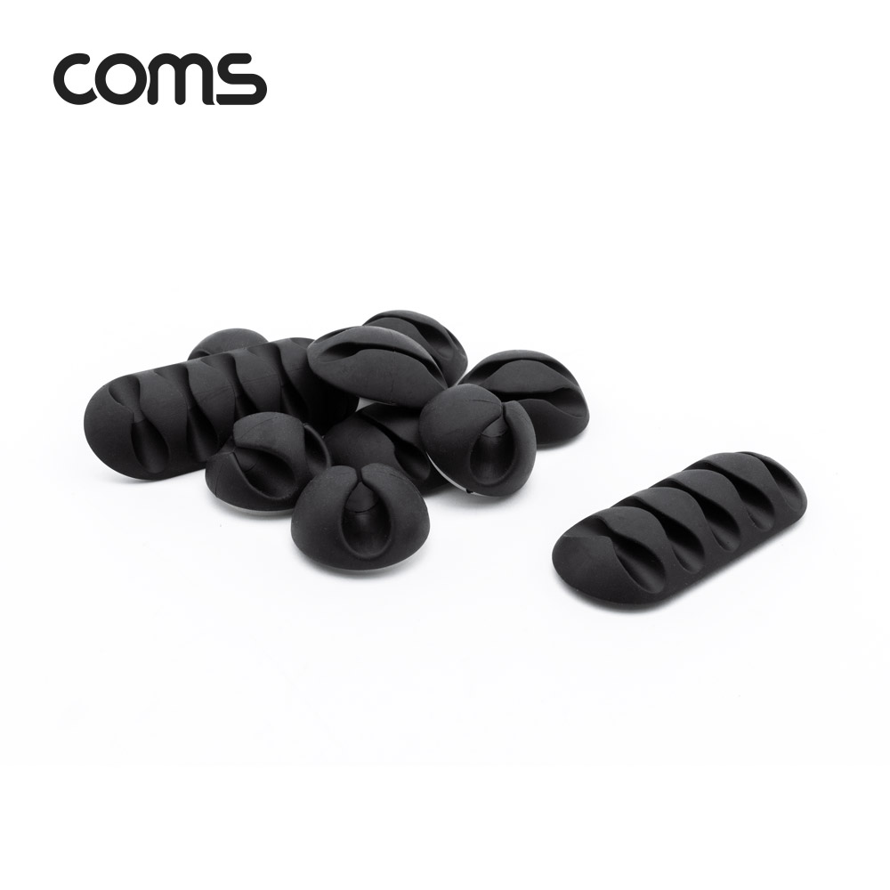 Coms 케이블 오거나이저 10pcs, Black