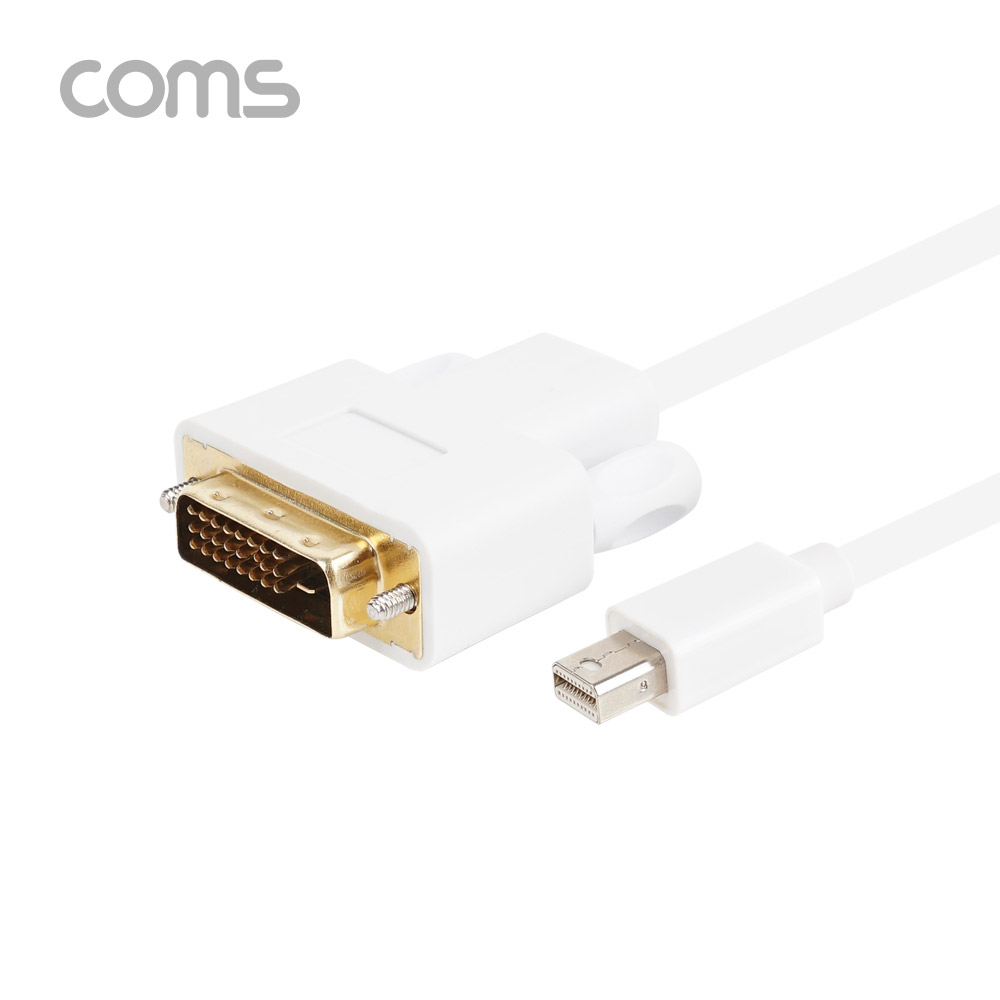 Coms 디스플레이 포트(Mini) 케이블(DVI 변환) 1.8M / DP Mini