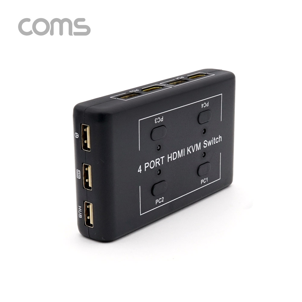 Coms 4포트 HDMI KVM 스위치(4:1)
