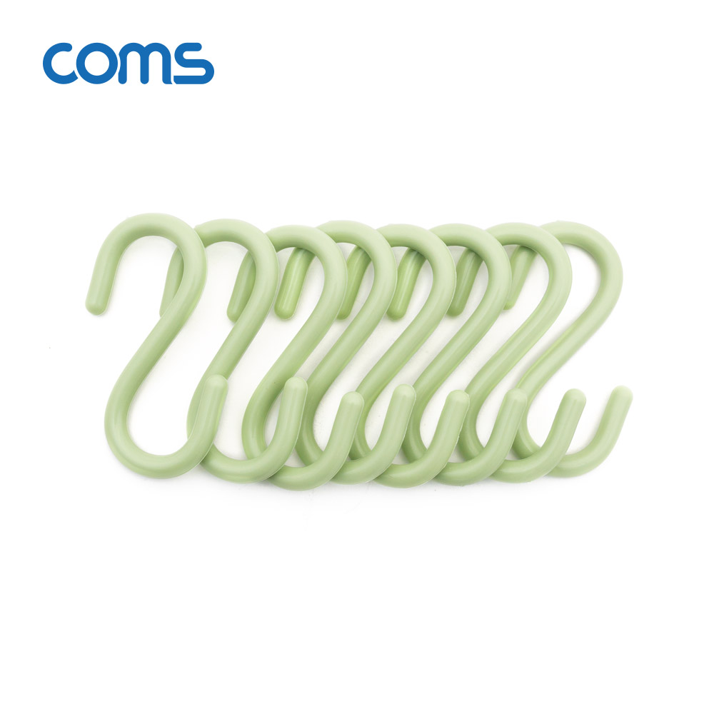 Coms S자 고리 - 올리브 그린(소) 8EA