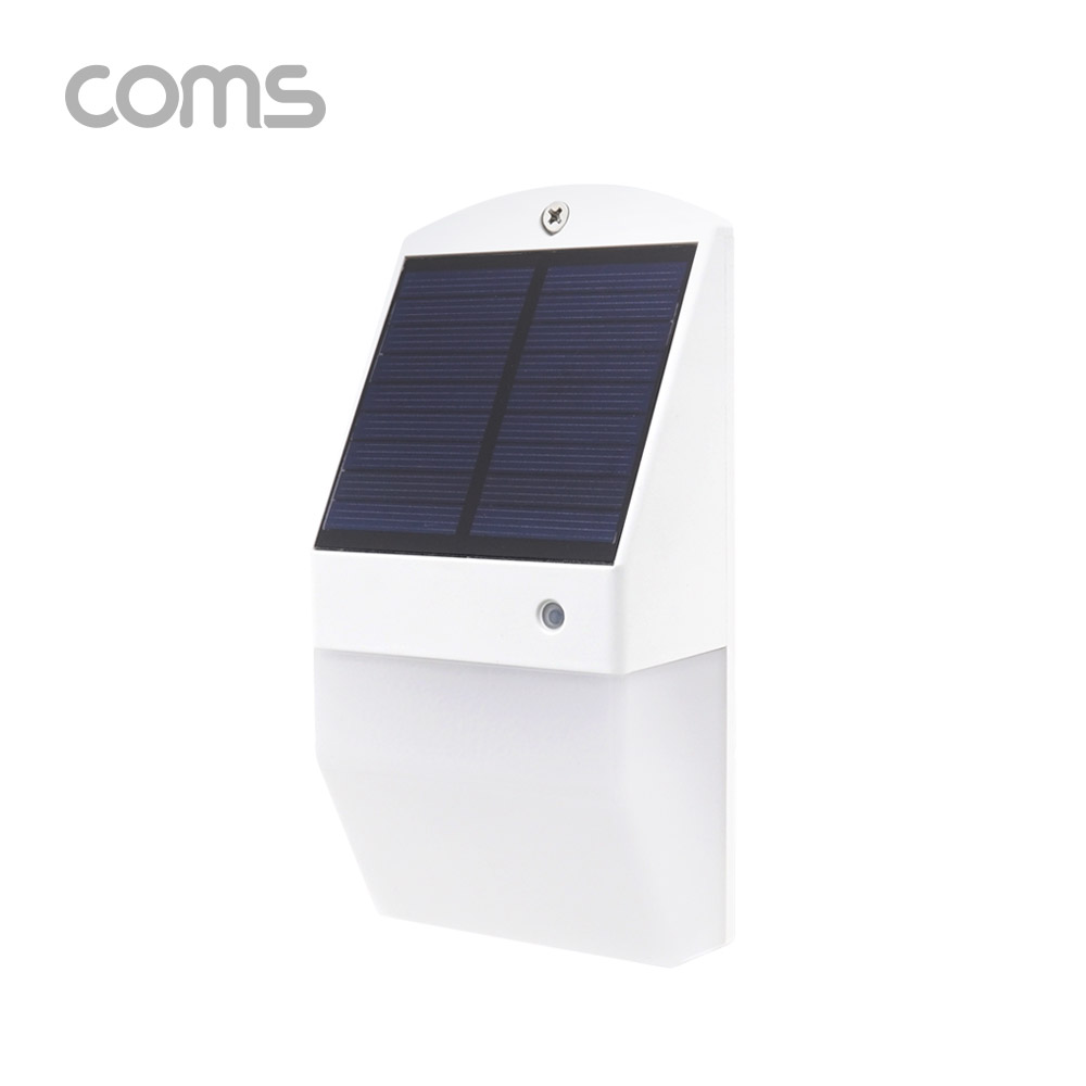 Coms 태양광 LED 램프 / 라이트 / 벽면 거치형 / 정원등
