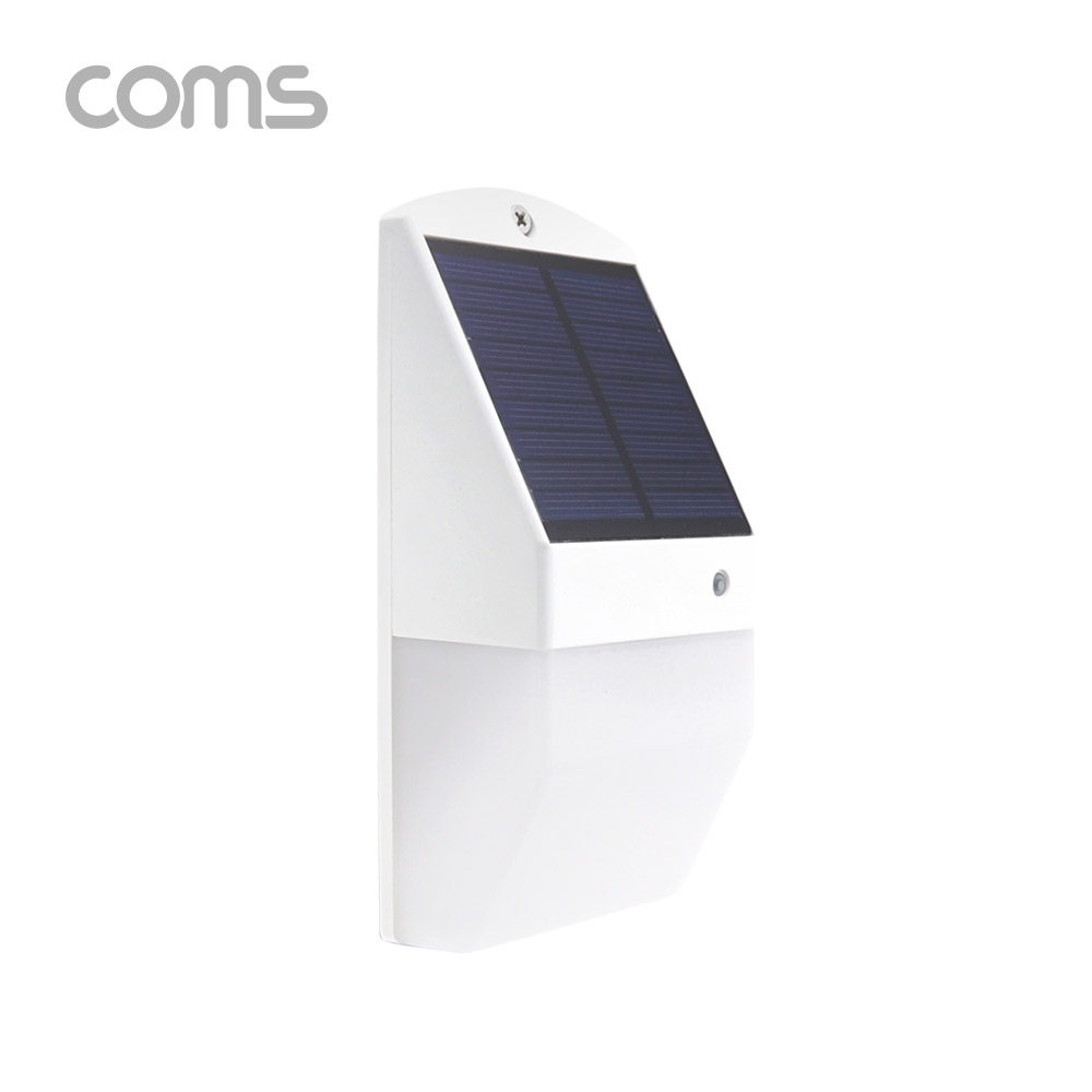 Coms 태양광 LED 램프 / 라이트 / 벽면 거치형 / 정원등