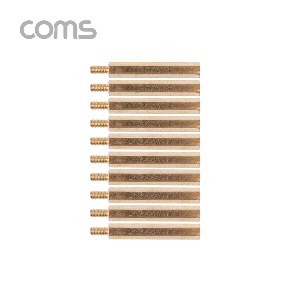 Coms 육각나사 (수/암) / 나사류 / 3.5cm / 10ea