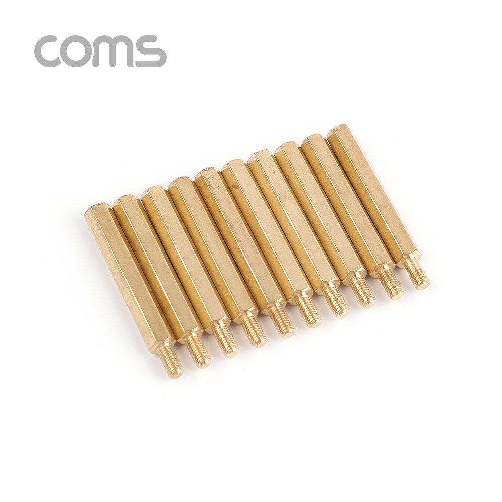 Coms 육각나사 (수/암) / 나사류 / 3.5cm / 10ea