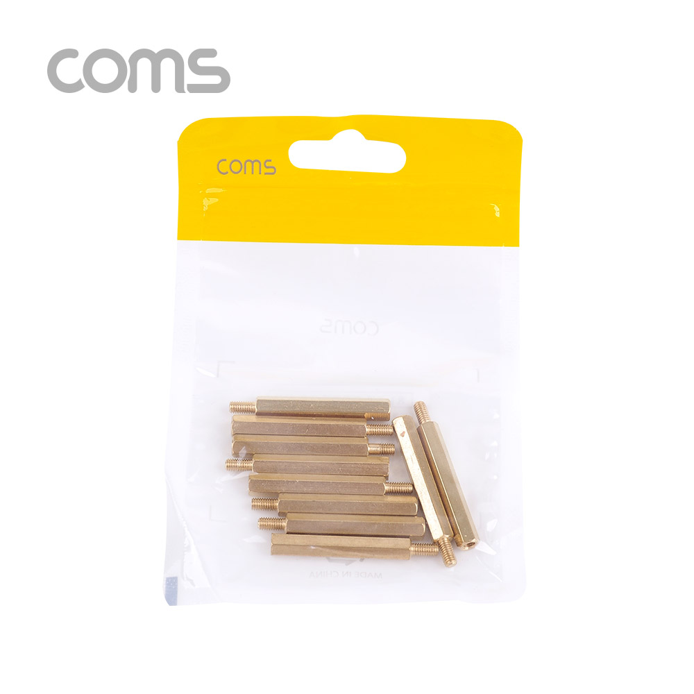Coms 육각나사 (수/암) / 나사류 / 3.5cm / 10ea