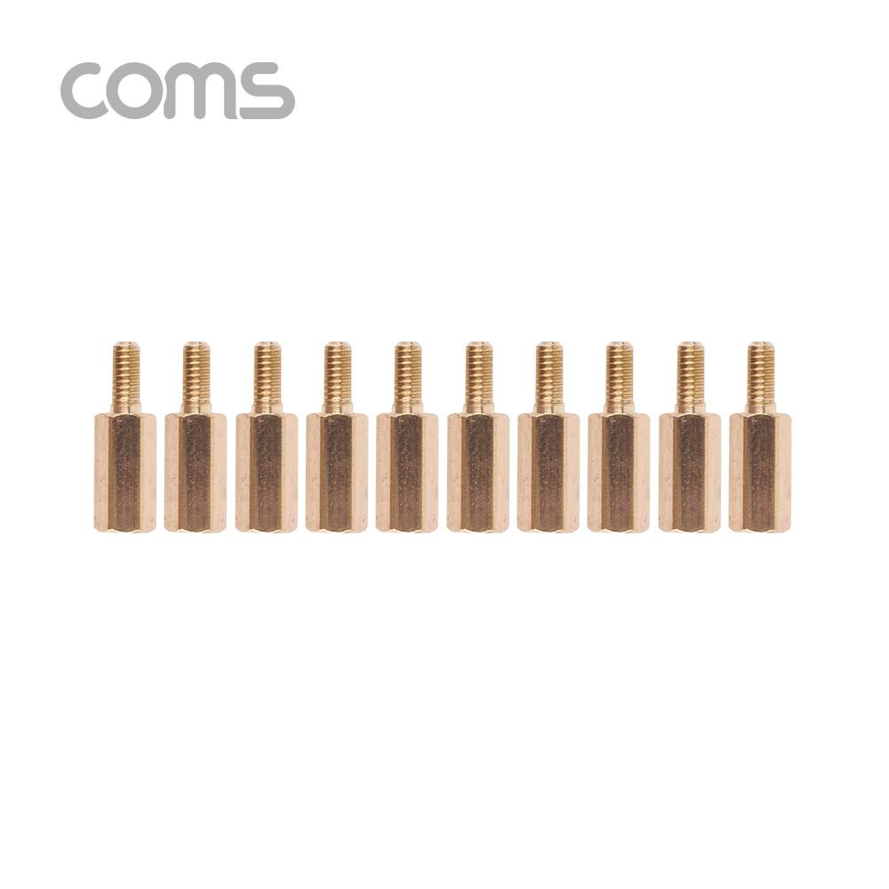 Coms 육각나사 (수/암) / 나사류 / 1.5cm / 10ea