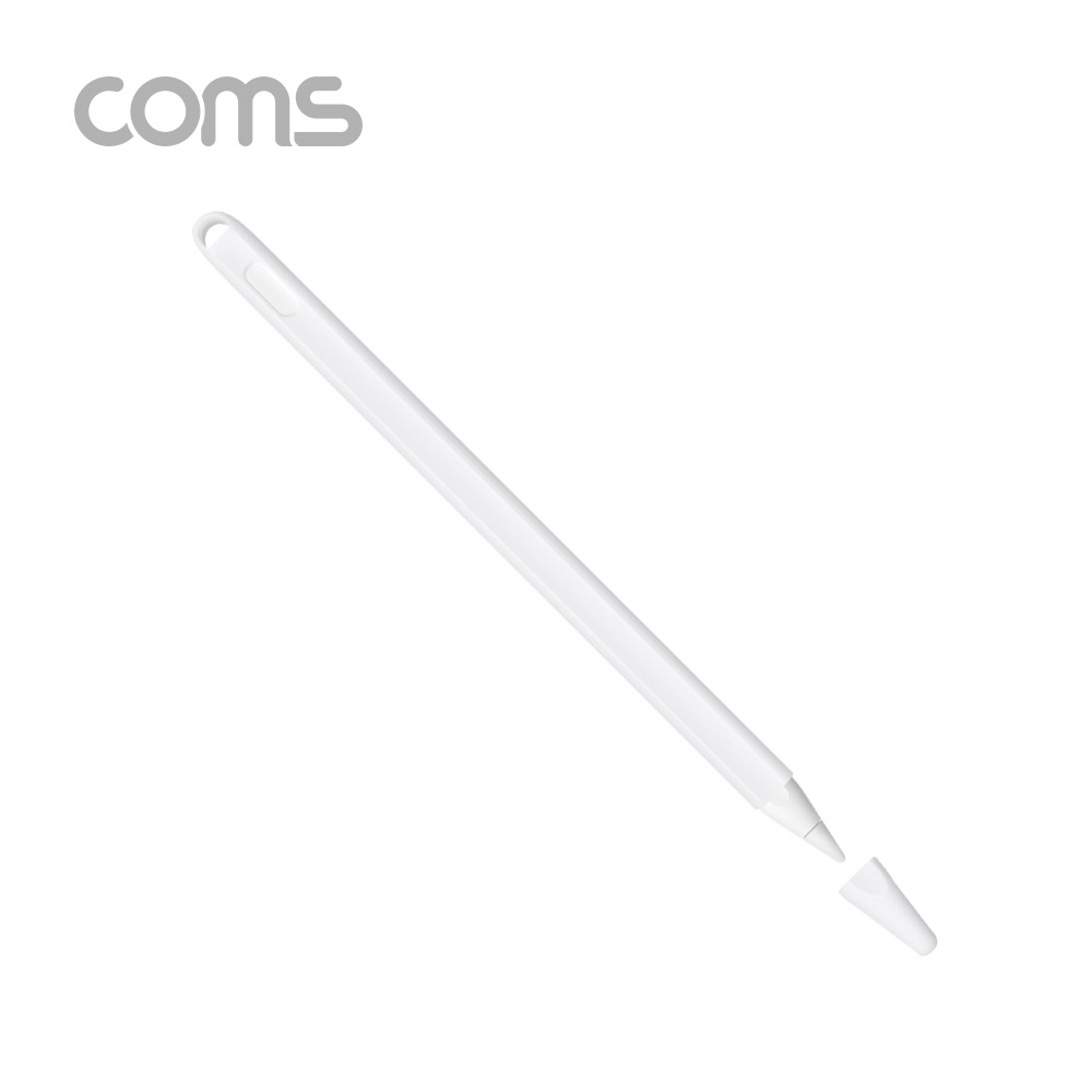 Coms iOS 펜슬 보호케이스 / 2세대 / 실리콘 / White