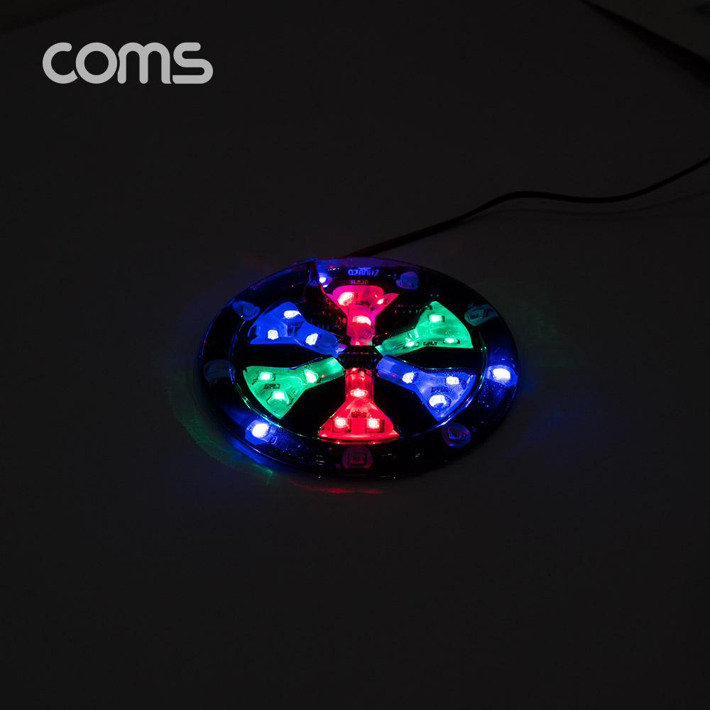 Coms 원형 LED 점멸등 / 헥사 / 85mm