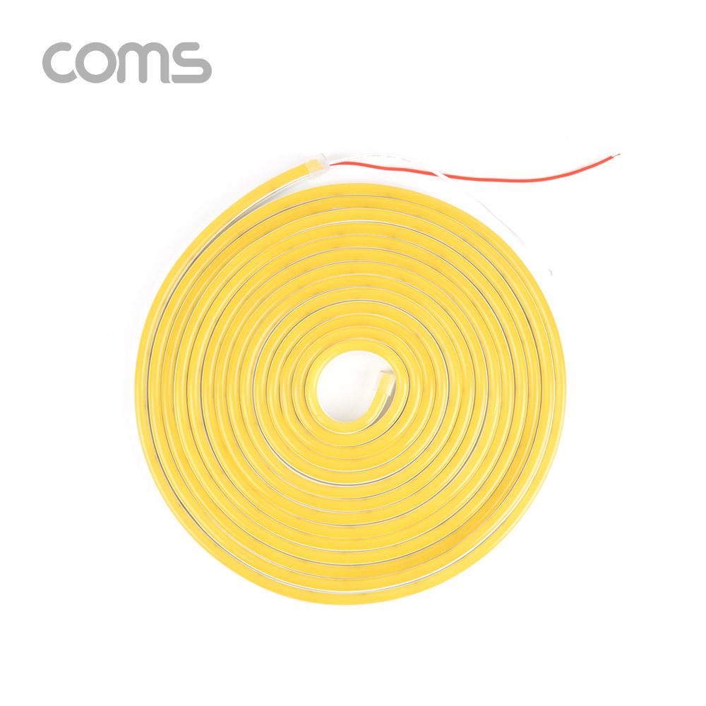 Coms LED 슬림형(줄/띠형) / DC전원 / 5M / Yellow