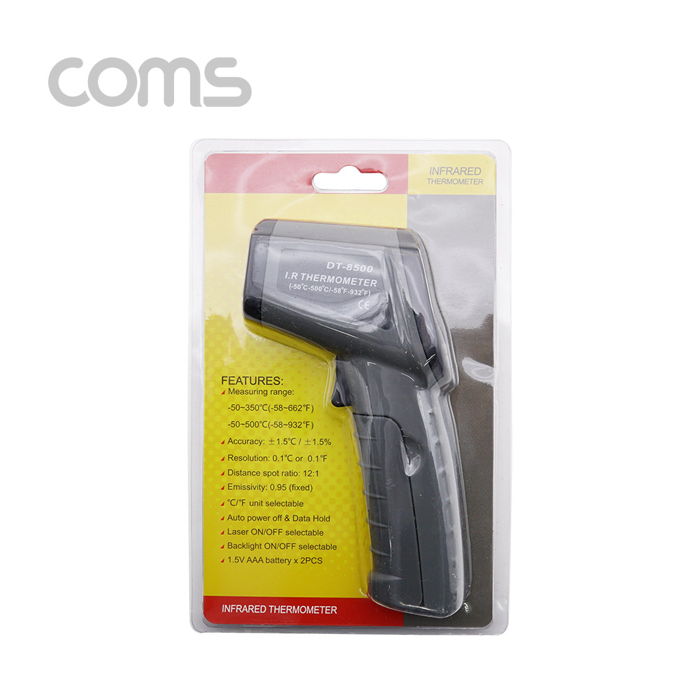 Coms 온도계(적외선), DT-8500 / 비접촉식 온도계 / 레이저