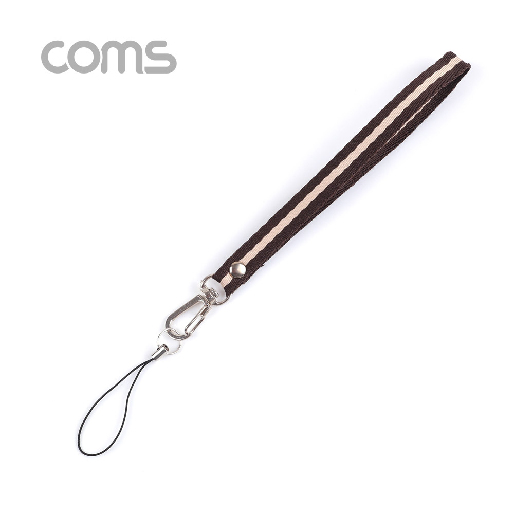 Coms 손목 스트랩 / Brown & Dark Brown / 12cm