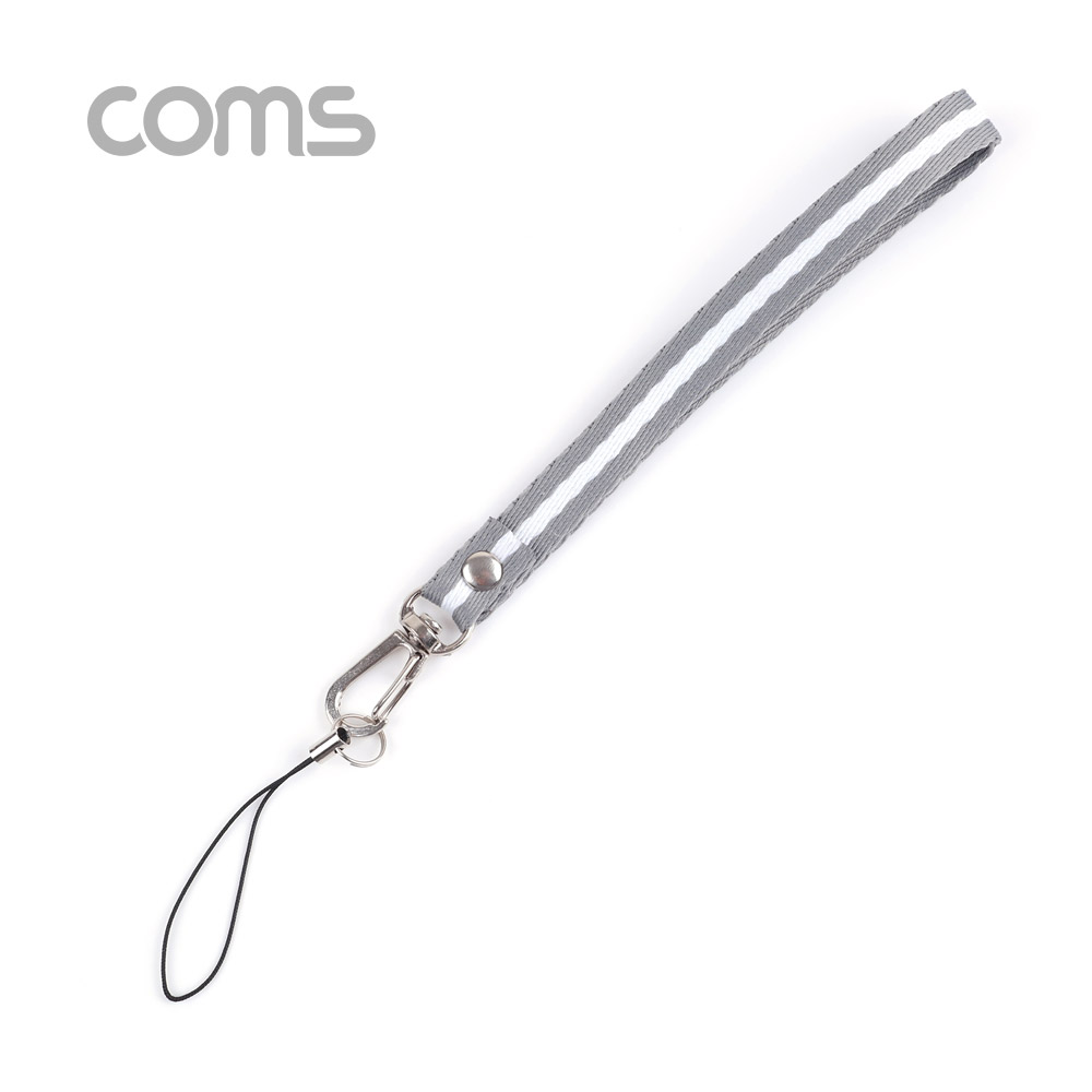 Coms 손목 스트랩 / Gray & White / 12cm