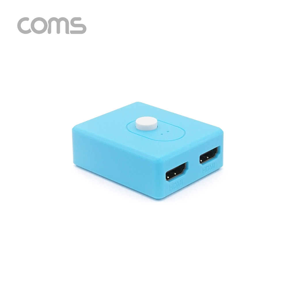 Coms HDMI 선택기(양방향) / 2x1/1x2 / Blue