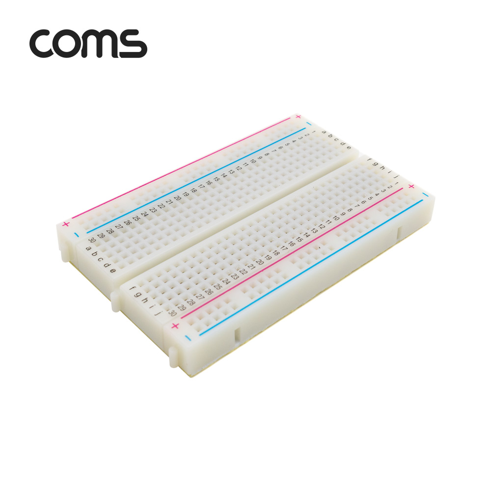 Coms 브레드보드 / 빵판 / 400핀 (55x84x8.5mm)