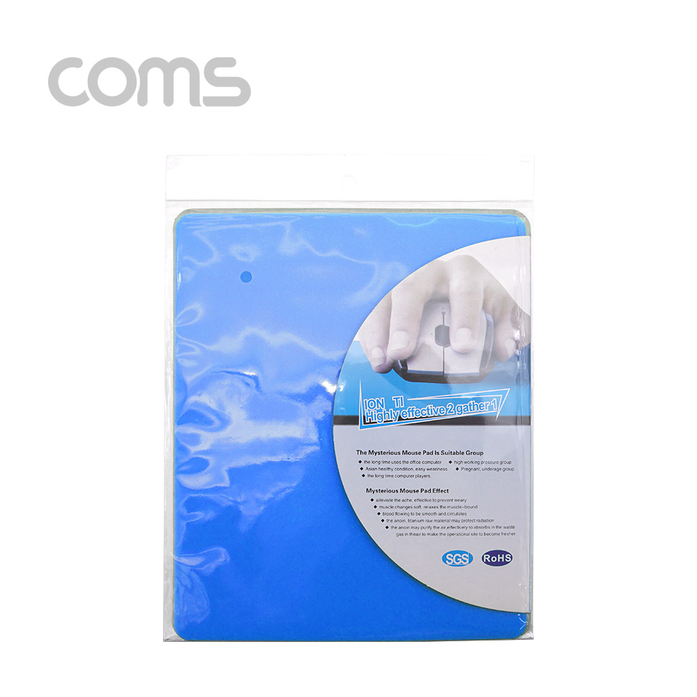 Coms 마우스 패드(라텍스) - Blue