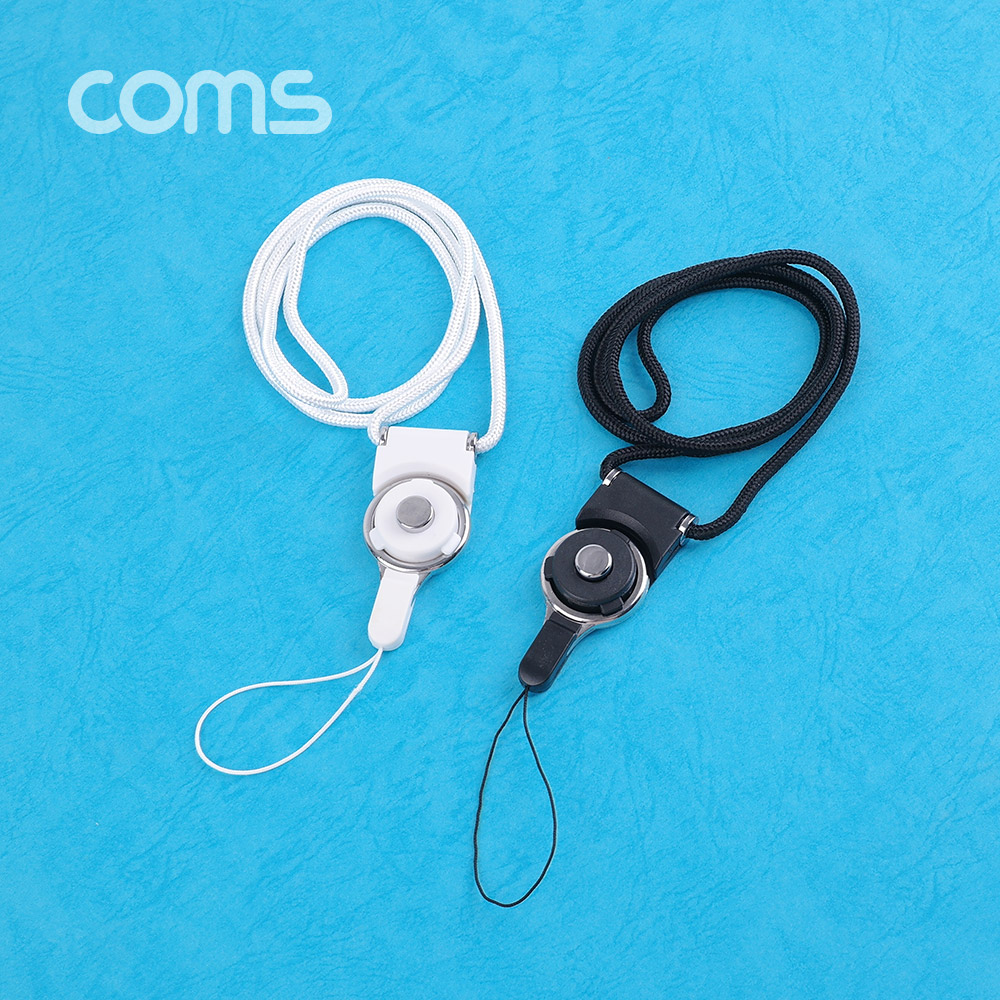 Coms 넥 스트랩(회전고리) / White