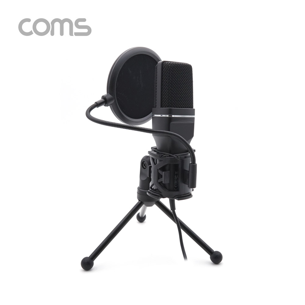Coms USB 콘덴서 마이크 스탠드 세트 / 팝스크린 / 삼각 거치대