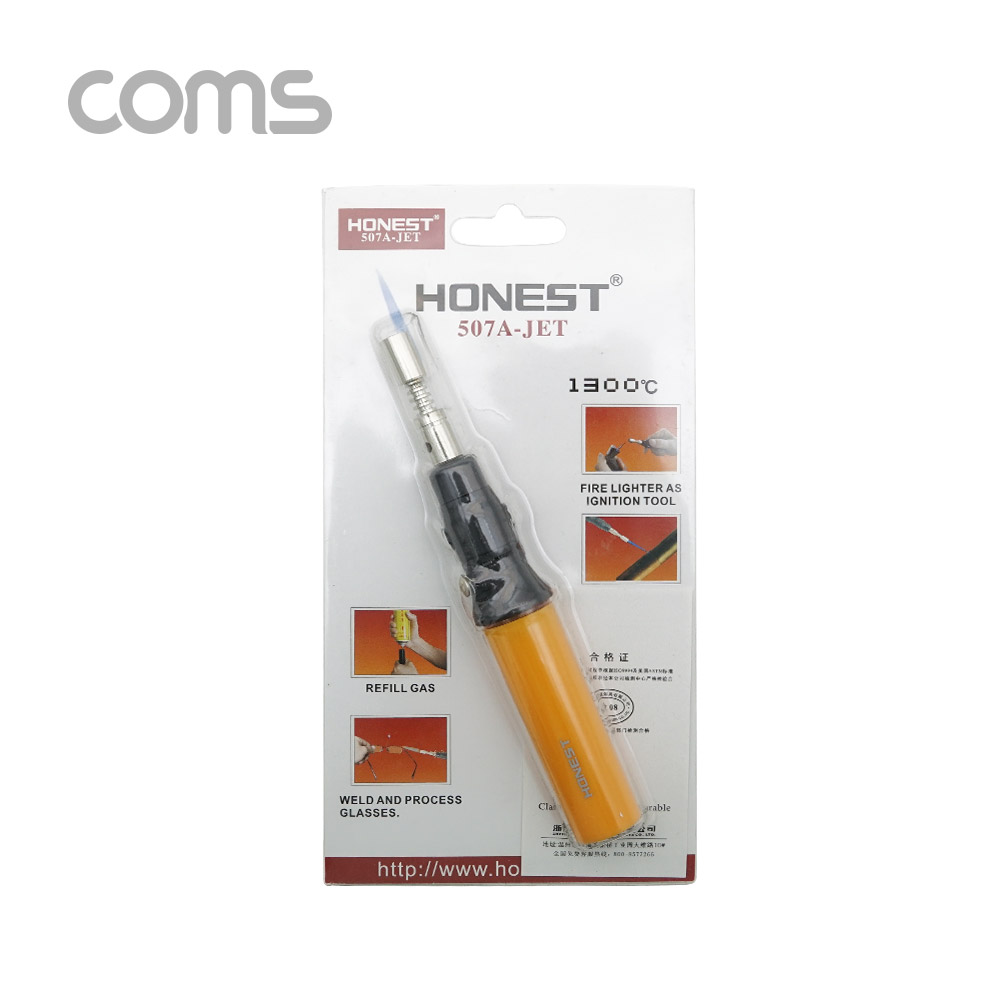 Coms 휴대용 가스 토치 / 1300℃ / 가스 주입식