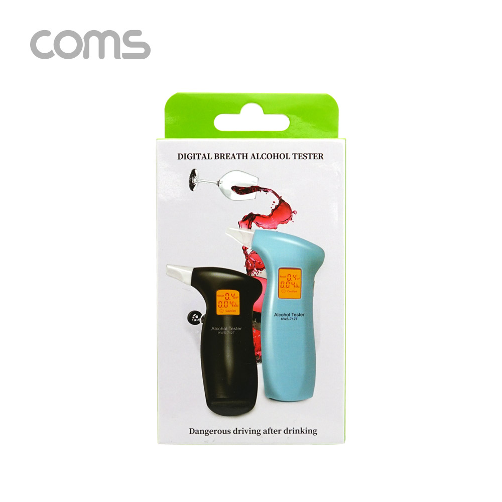 Coms 음주측정기 0.00~0.19%, Blue