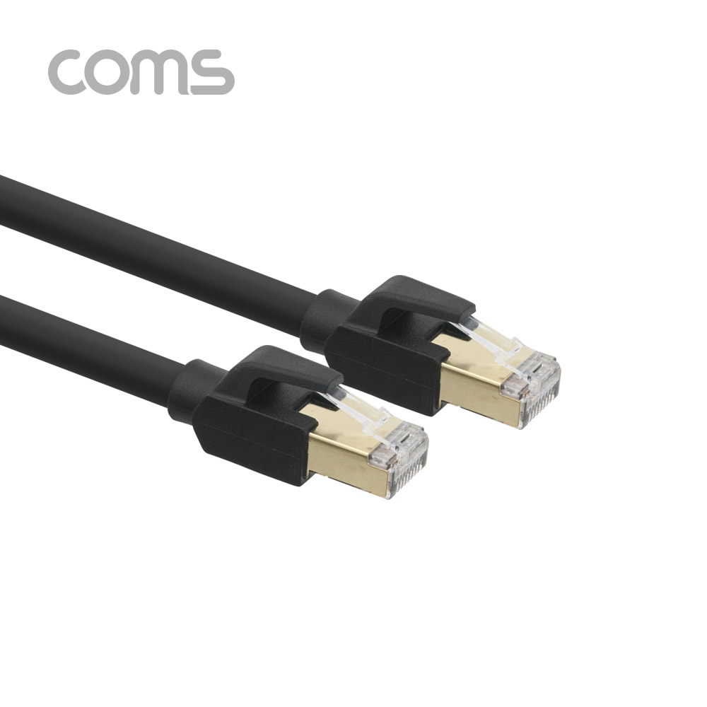 Coms 랜케이블(Direct/Cat 8) 1M / 기가비트 / LAN / 40Gbps / 26AWG / Fluke Test