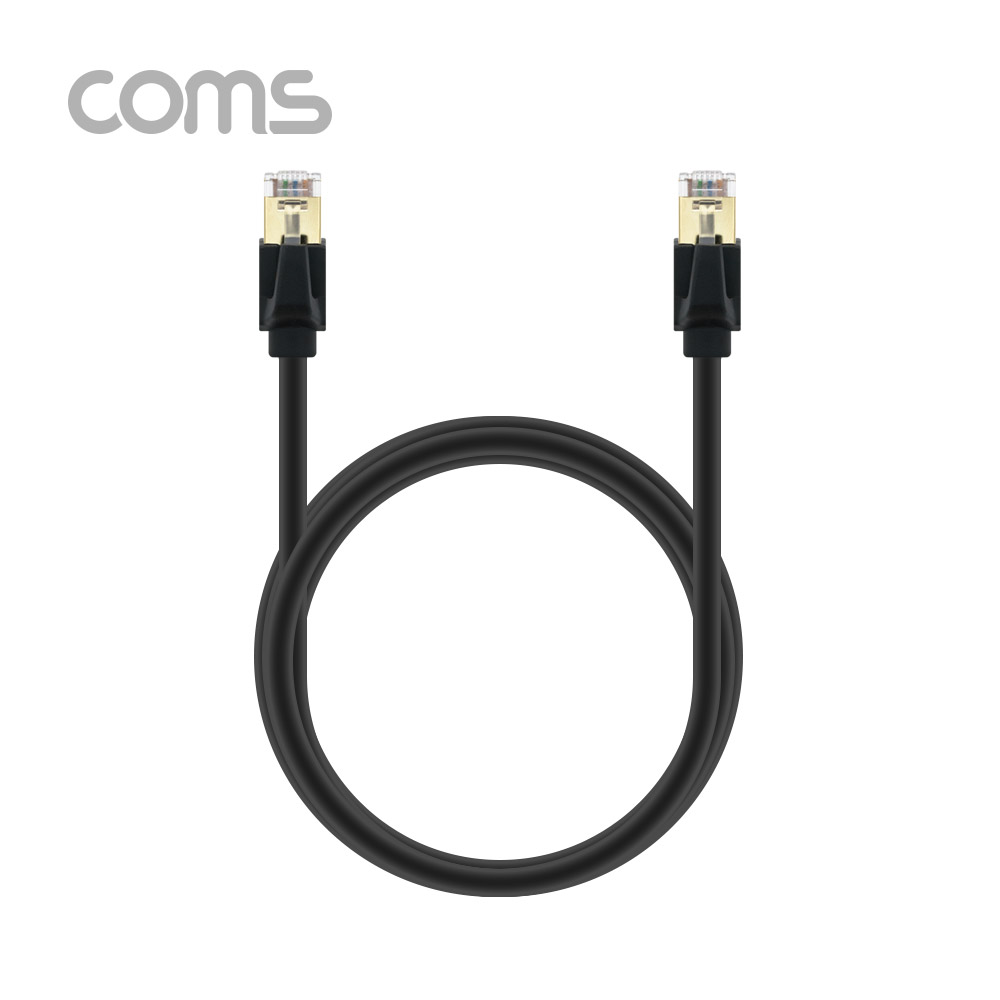 Coms 랜케이블(Direct/Cat 8) 1.5M / 기가비트 / LAN / 40Gbps / 26AWG / Fluke Test