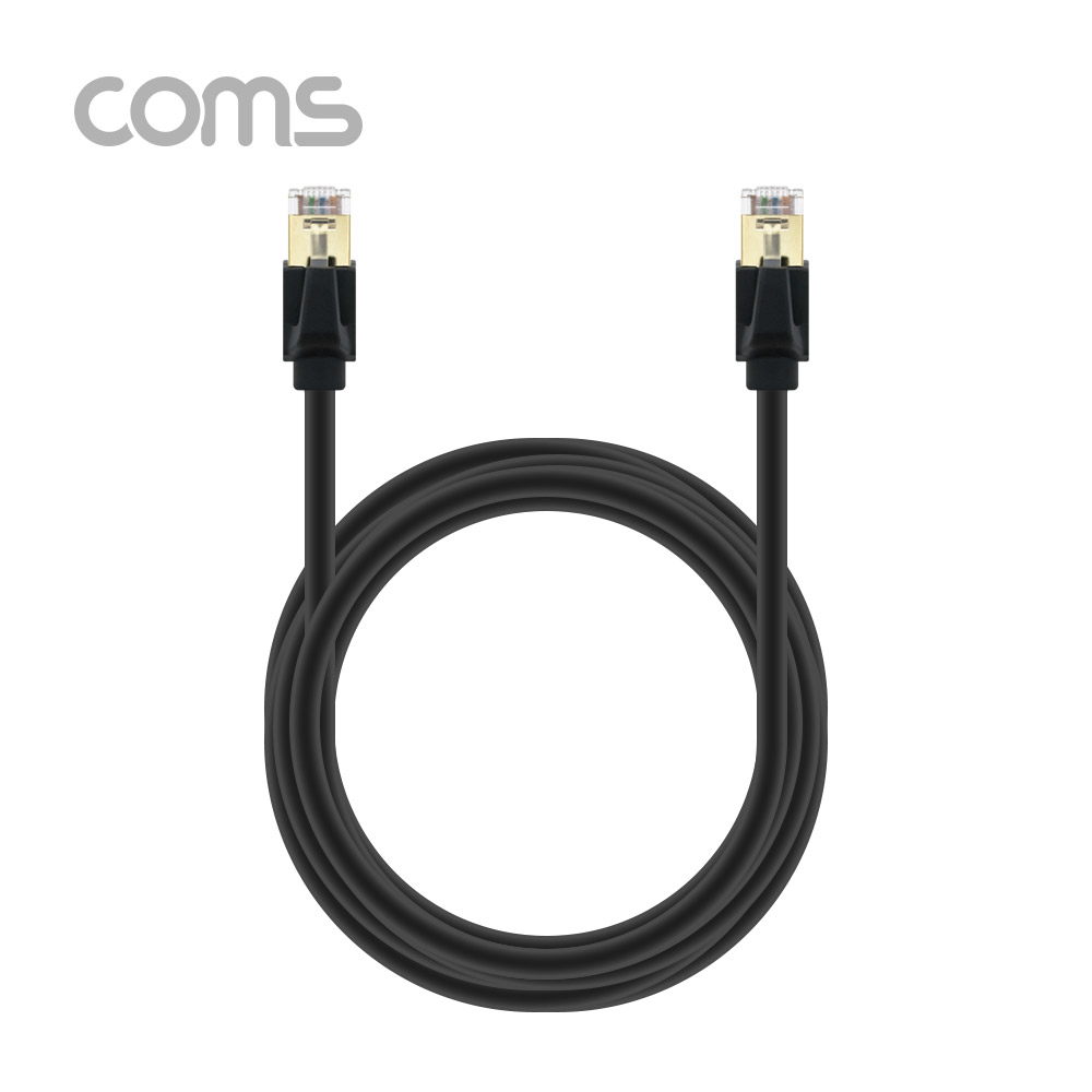 Coms 랜케이블(Direct/Cat 8) 5M / 기가비트 / LAN / 40Gbps / 26AWG / Fluke Test