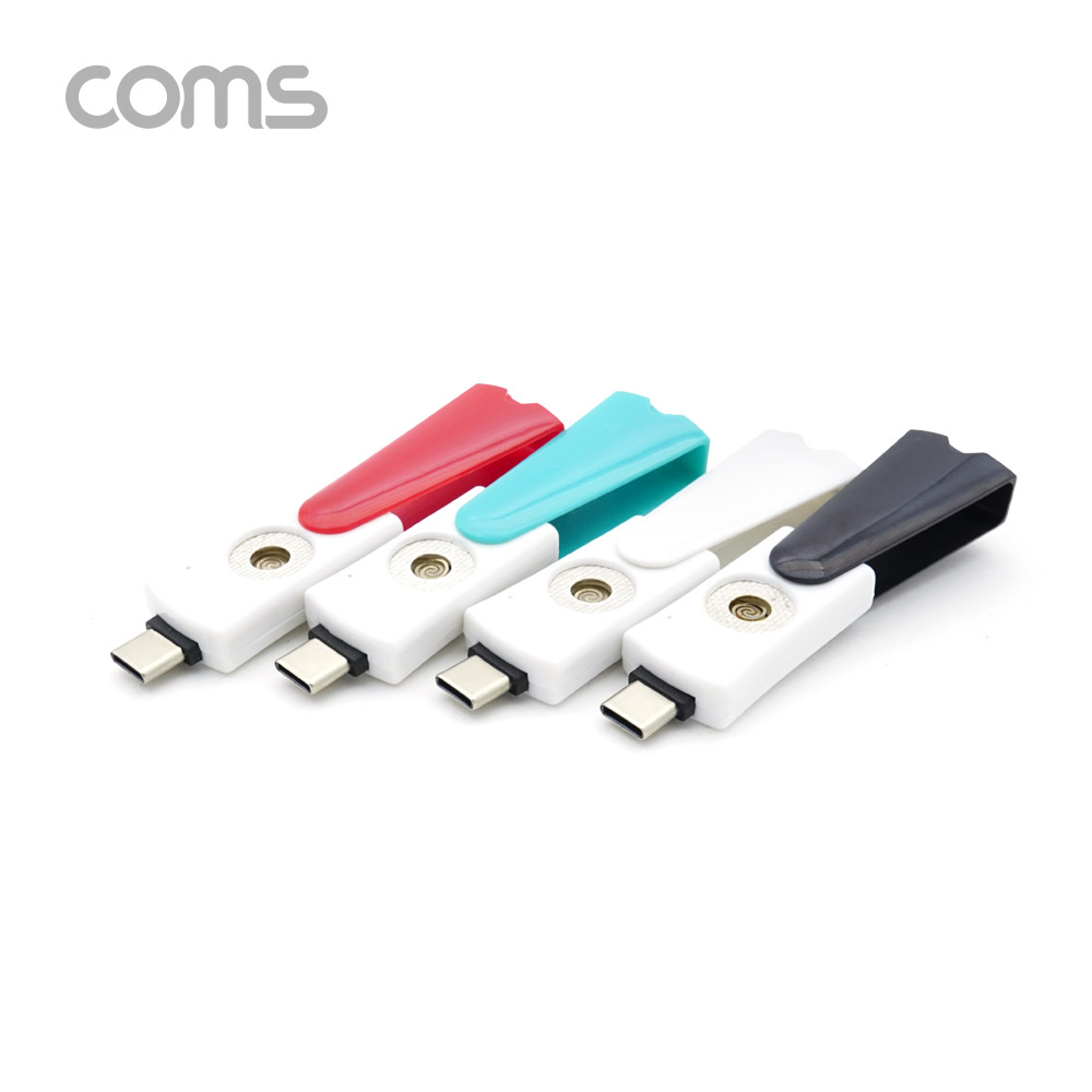 Coms 스마트폰 USB 라이터 / 스마트폰 부싯돌 / USB 3.1(Type C) 전용 / 초경량 / Red