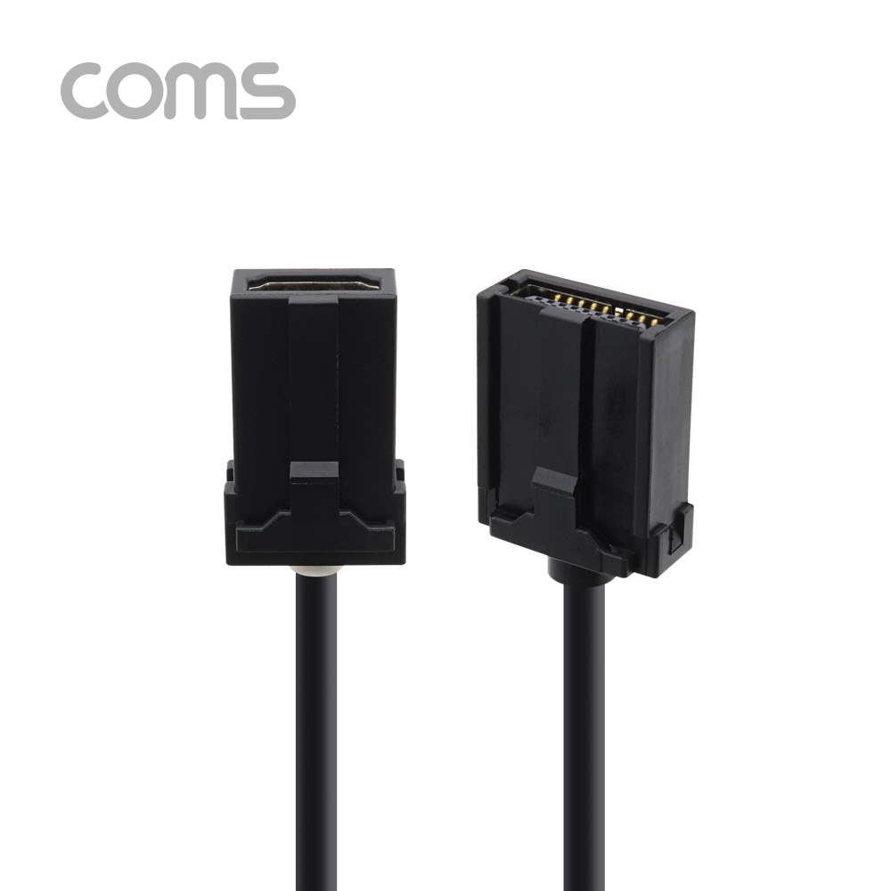 Coms HDMI 케이블(E 타입) 30cm / HDMI(F) to HDMI(Type E)
