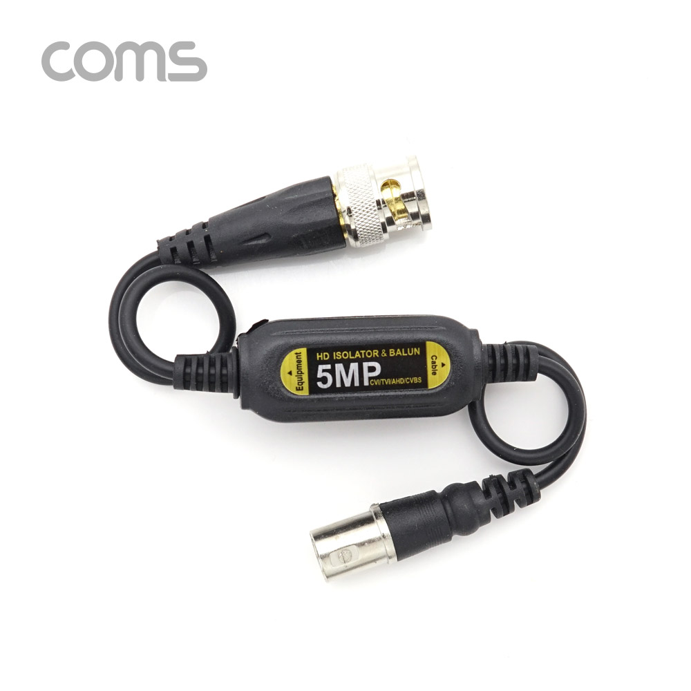 Coms BNC 리피터(Balun) 5MP,  BNC M/F 연장형, CVI/TVI/AHD/CVBS