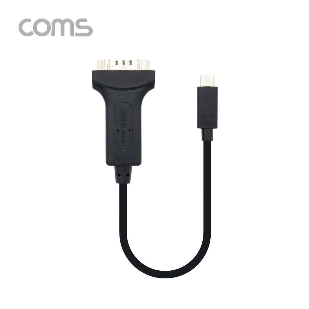 Coms 스마트폰 시리얼 케이블 / Type C(USB 1.1) to RS232 / 20cm