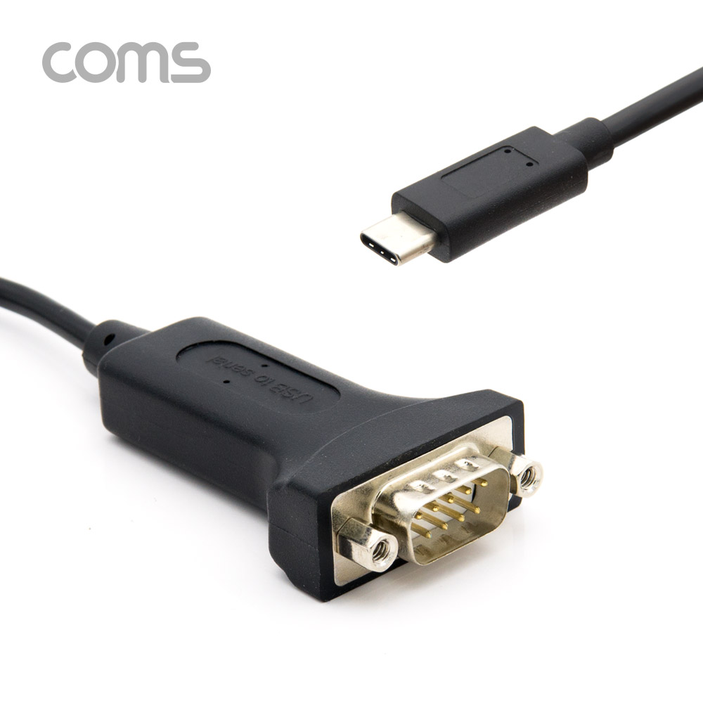 Coms 스마트폰 시리얼 케이블 / Type C(USB 1.1) to RS232 / 20cm