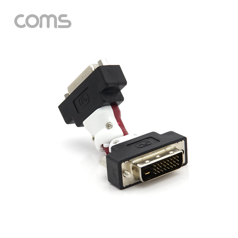 Coms DVI 젠더(연장 M/F) / 회전형 / DVI-D 24+1 MF