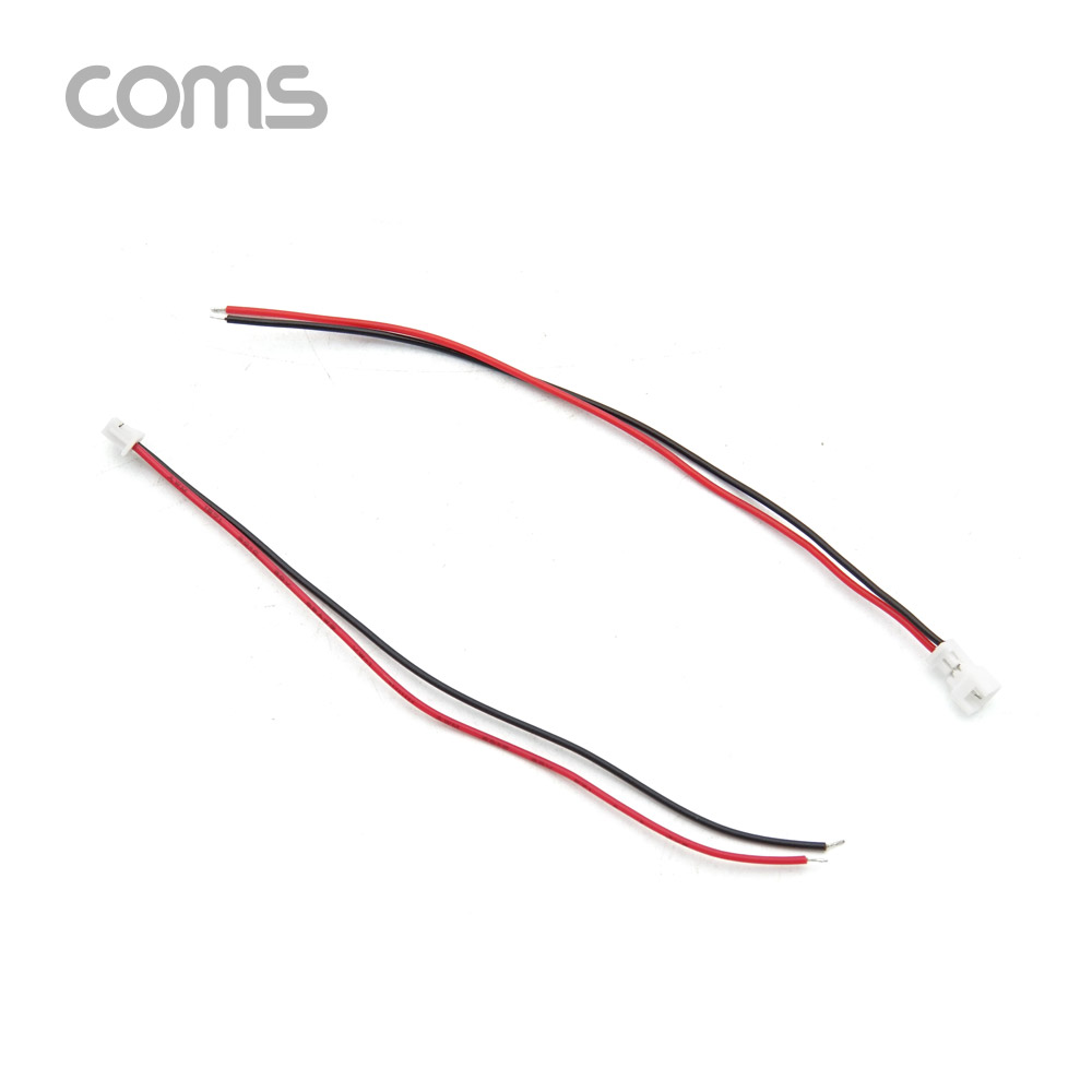 Coms 점퍼 / 점퍼선 케이블(2P) 연장 20cm, Red/Black