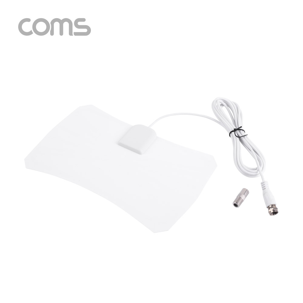 Coms 안테나 수신기(TV12), 디지털 TV 실내용, White / 필름타입