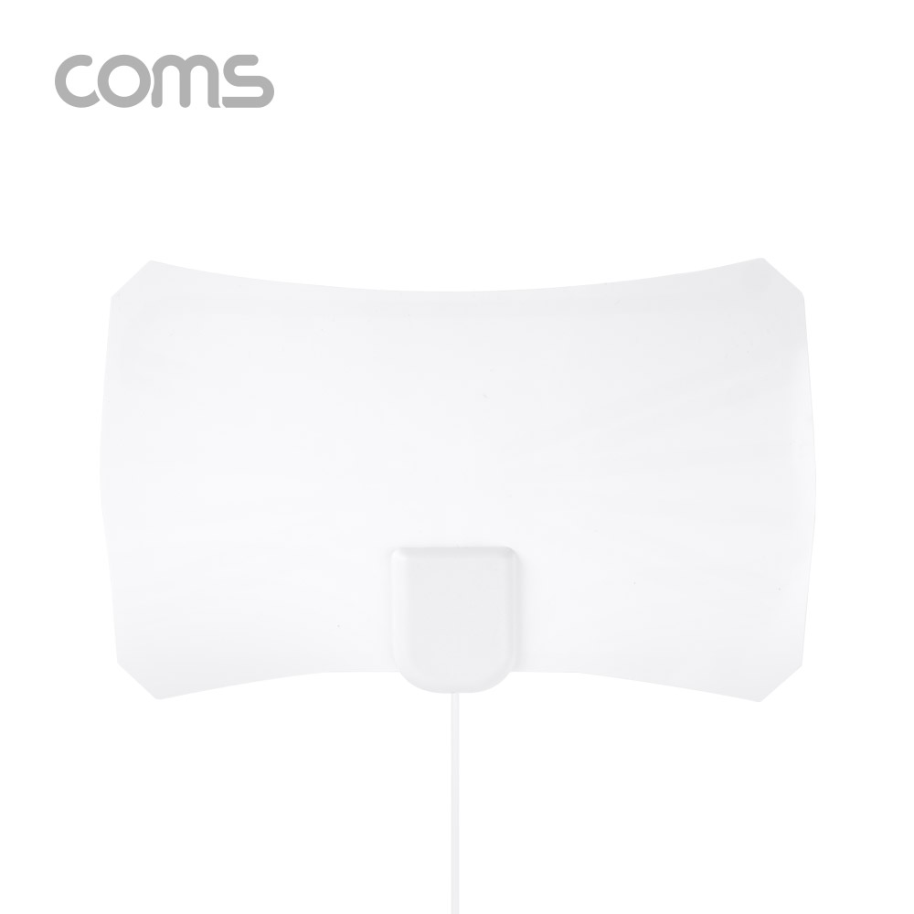 Coms 안테나 수신기(TV12), 디지털 TV 실내용, White / 필름타입