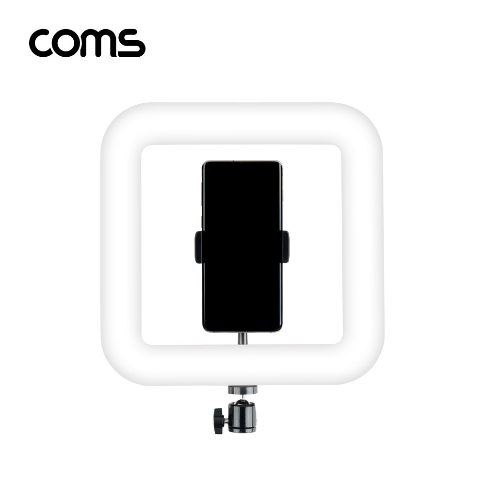 Coms LED 사각 라이트 / LED 램프 / 개인방송용 조명 / USB 전원 / 14형
