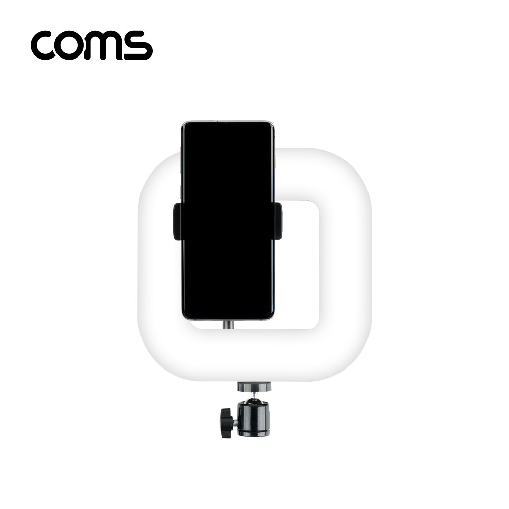 Coms LED 사각 라이트 / LED 램프 / 개인방송용 조명 / USB 전원 / 8.5형