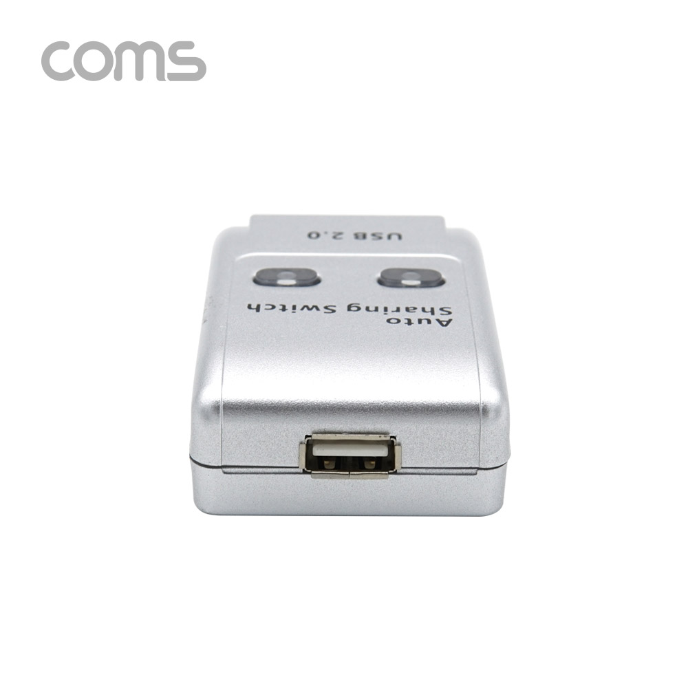 Coms USB 공유기 2:1 / 선택기 / USB 2.0 / 수동 스위치 및 프로그램 전환 방식
