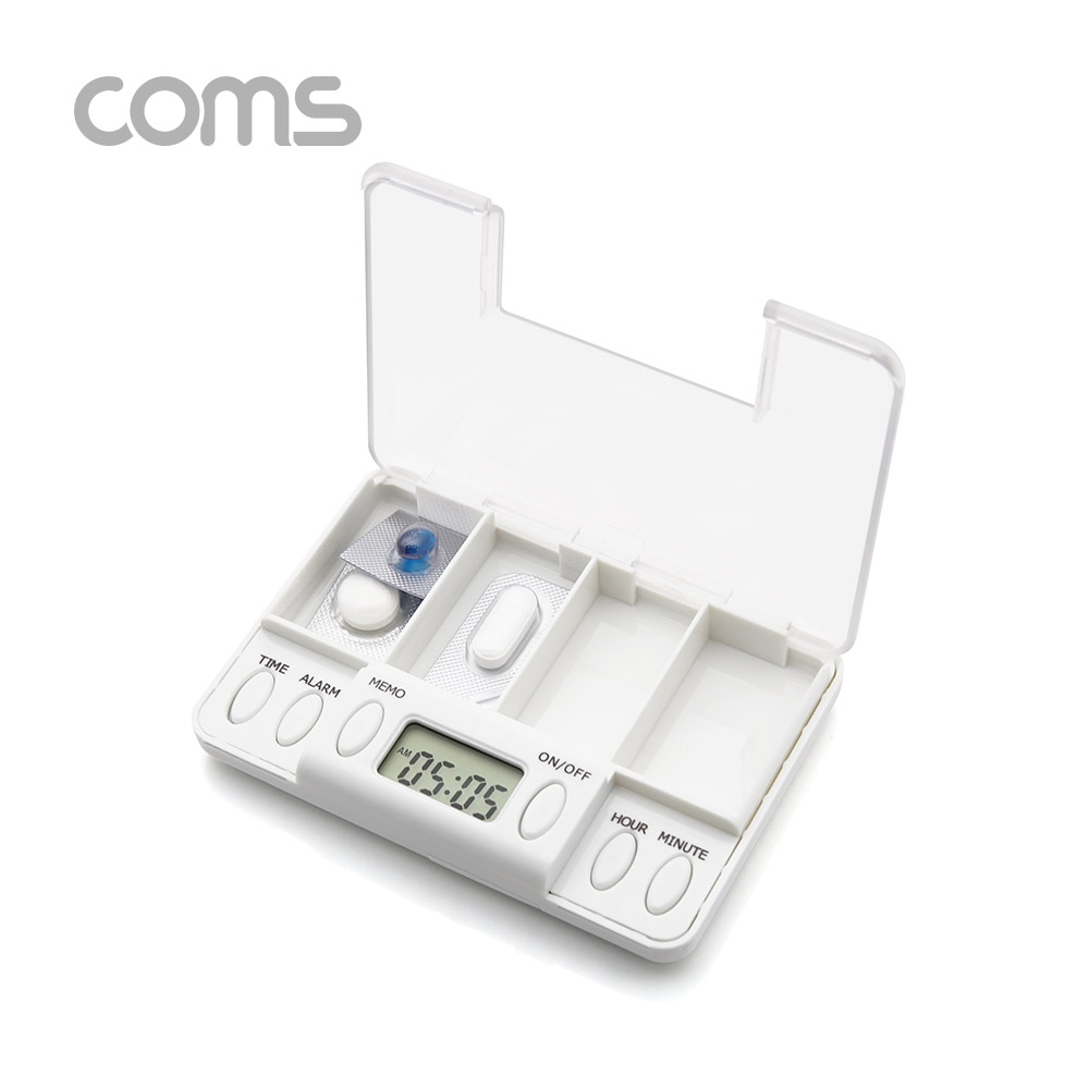Coms 타이머 4단 알약 케이스