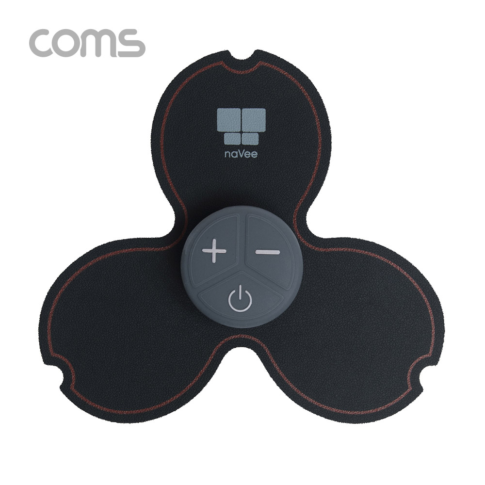 Coms 나비 EMS 마사지기, 스테레오 3D Black / NV56-EMS30