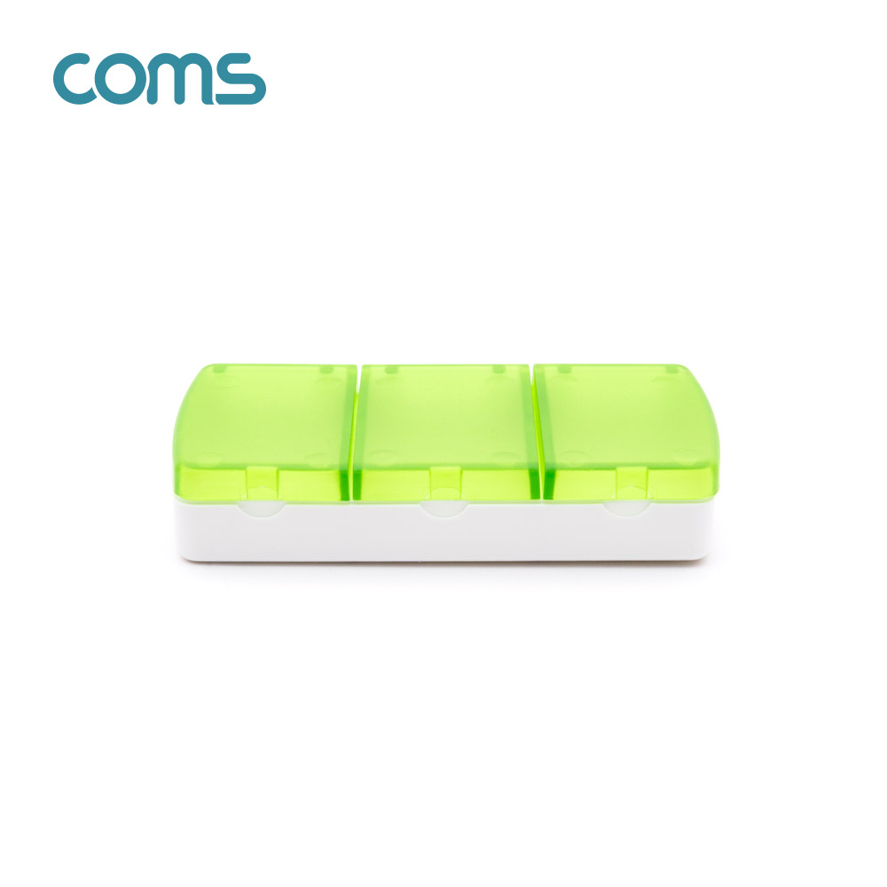 Coms 다용도 케이스(3칸), Green