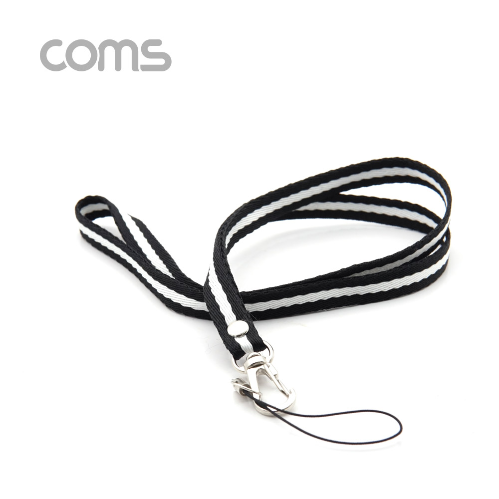 Coms 스트랩 고리 / 넥 스트랩 / Black / 45cm