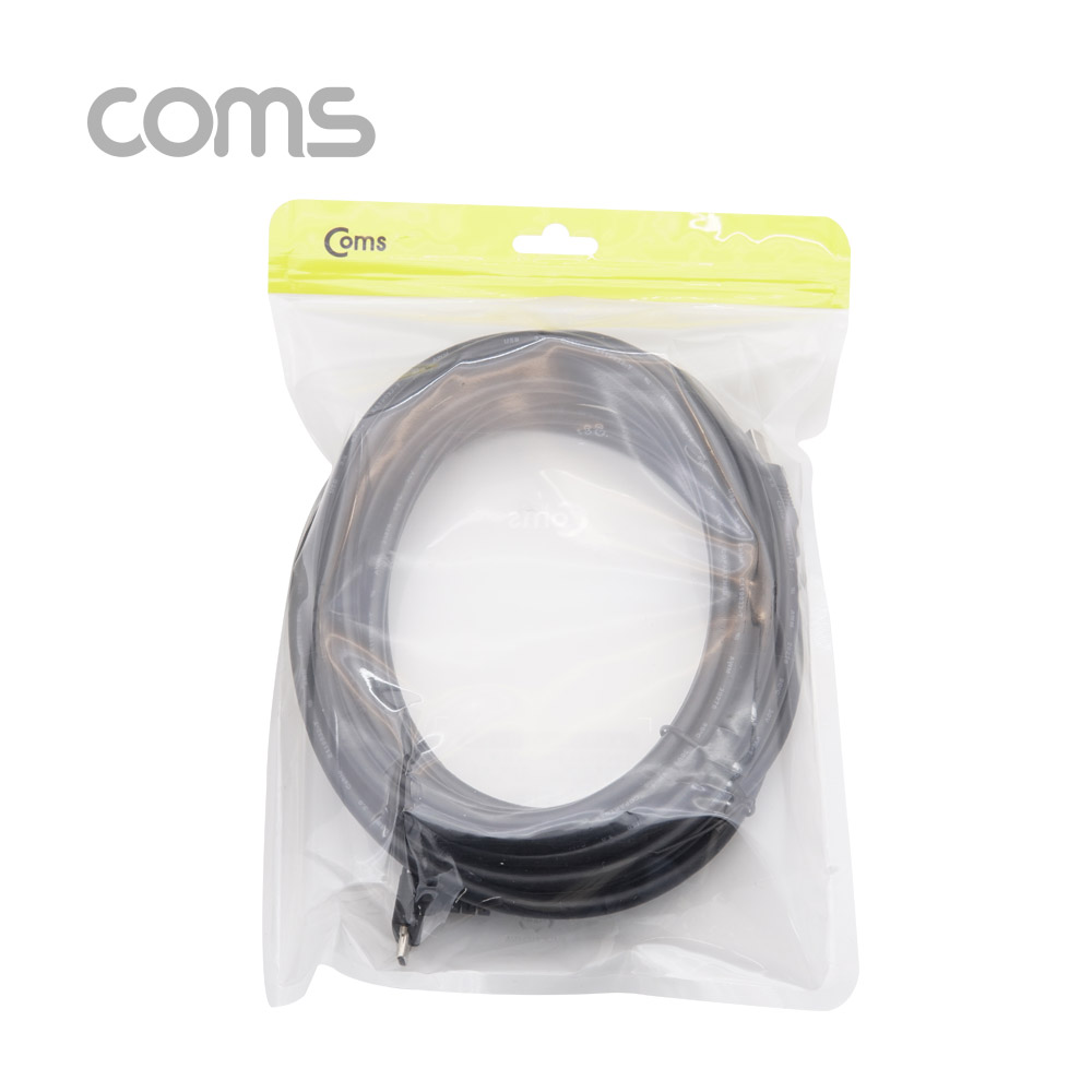 Coms USB 3.0 A to USB 3.1(Type C) 포트 케이블 / 5M / 꺾임형 / 이중 나사 / 고정
