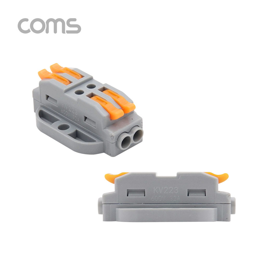 Coms 터미널 블록 4핀 / 양방향 / 와이어 커넥터 / 접속 단자 / Toolless / DC 전원 전용