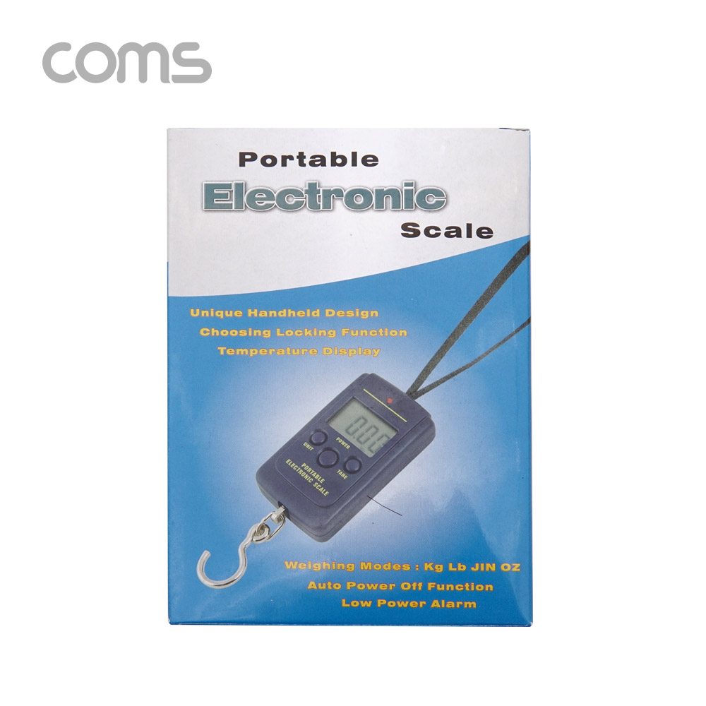 Coms 휴대용 디지털 손저울 10g - 40kg