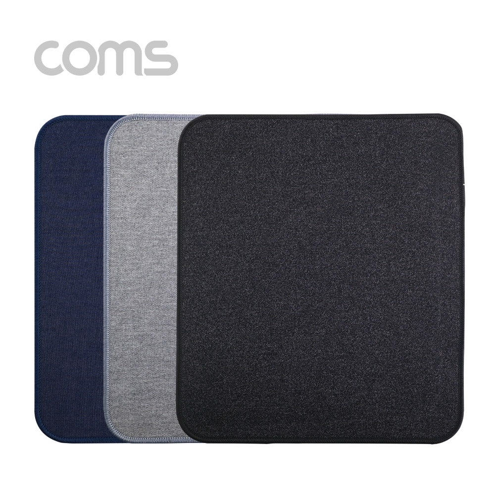 Coms 패브릭 마우스 패드 / Gray / 300 x 250 x 3 (mm) / 회색
