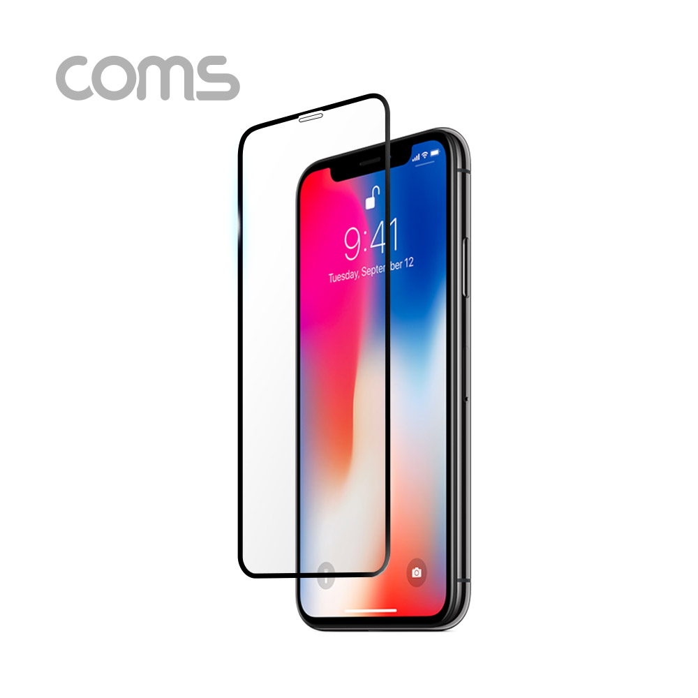 Coms 스마트폰 보호필름, iOS Phone 11 / 블랙