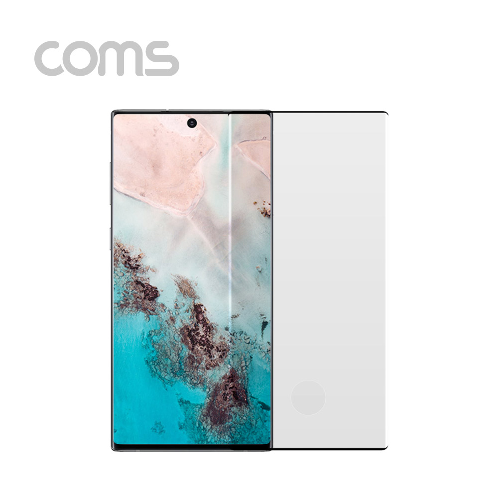 Coms 스마트폰 보호필름, 갤럭시 Note 10 / 블랙
