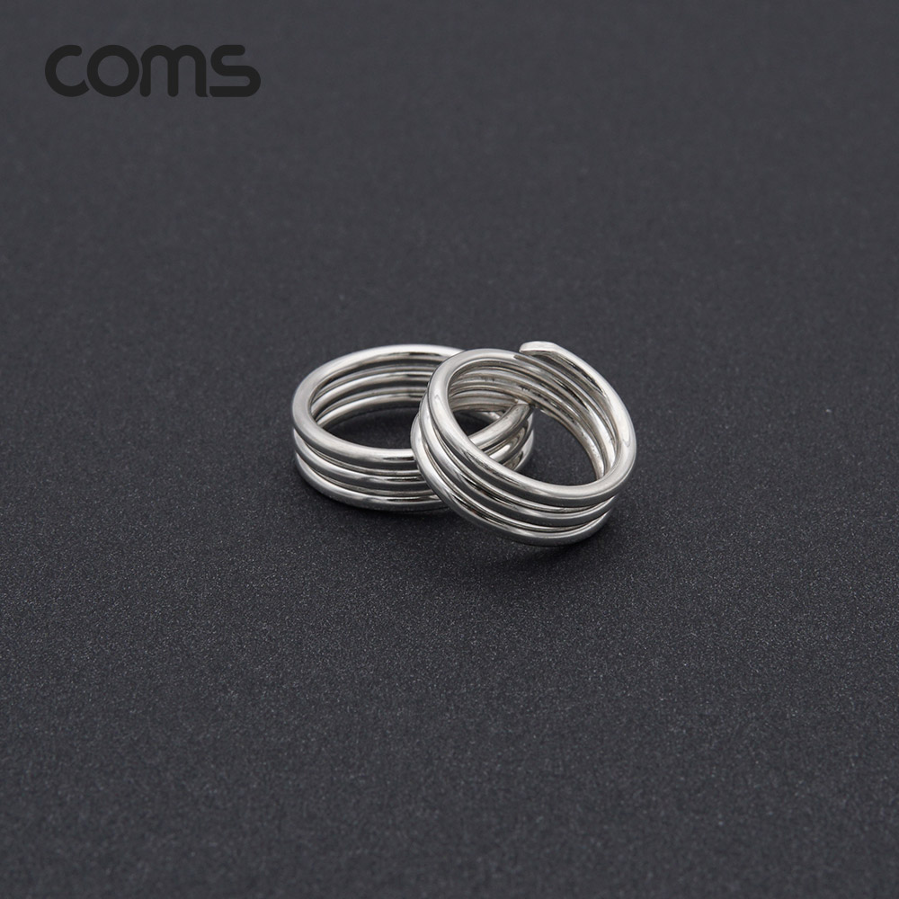 Coms 힐링 실버링/은반지 3링 아가용x1개, 봉게이지 포함, 은순도 99.999%, 살균/항균 작용